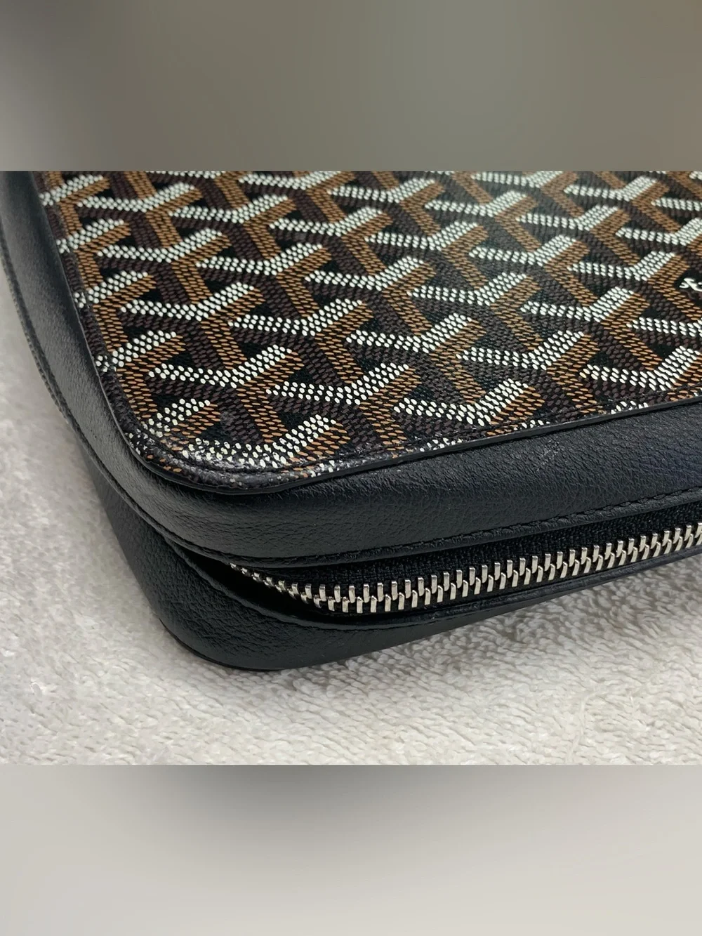 Goyard Goyardine Compagnon Universel A4 Black Briefcase Bag